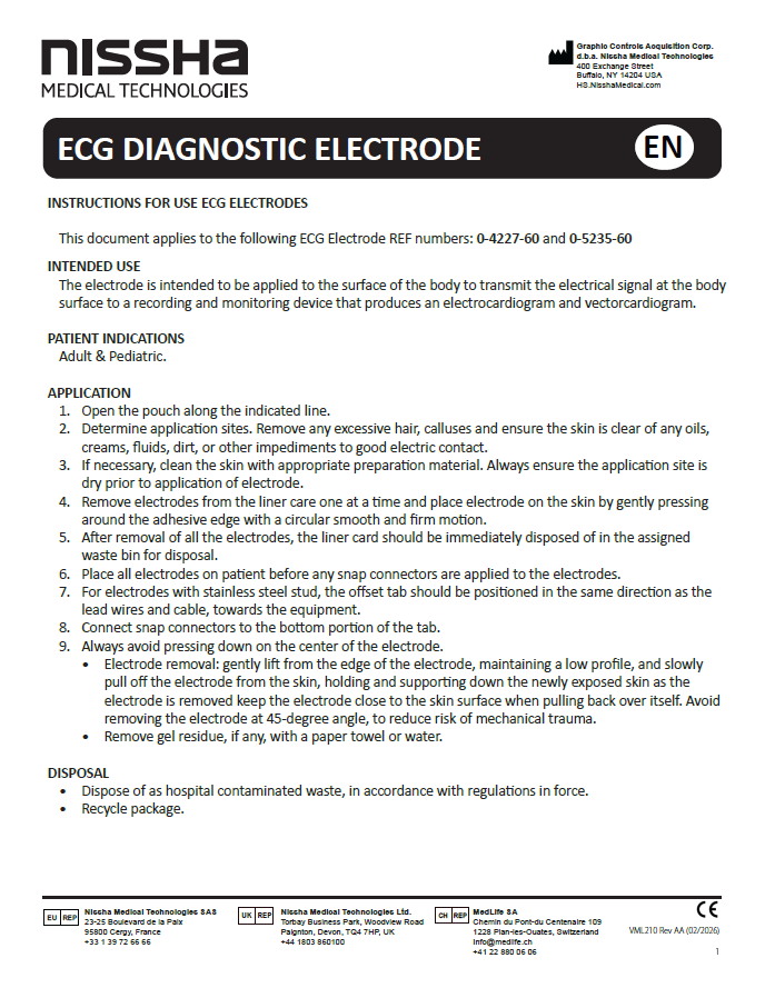 <p>ECG Snap Electrodes</p>