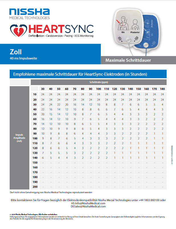 <p>Zoll Maximum Pacing Duration - DE</p>